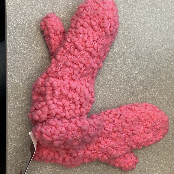Anthropologie Fleece lined glitter Mittens - Picture 2 of 8